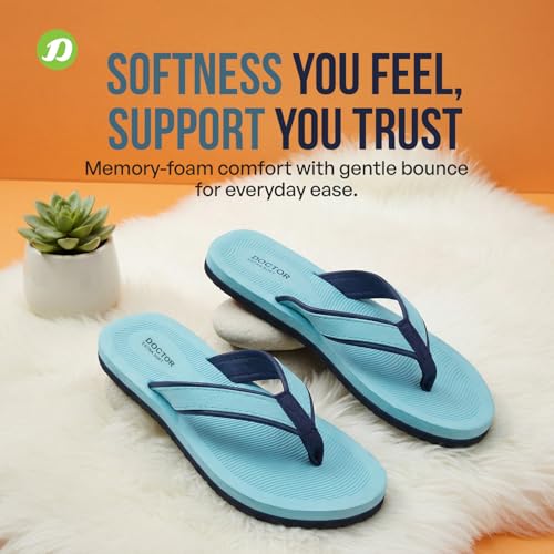 Image of DOCTOR EXTRA SOFT House Slipper for Women's Care Durable | Orthopaedic & Diabetic | Lightweight| Comfortable Footbed |Slippers for Girls & Ladies Daily Use D-05