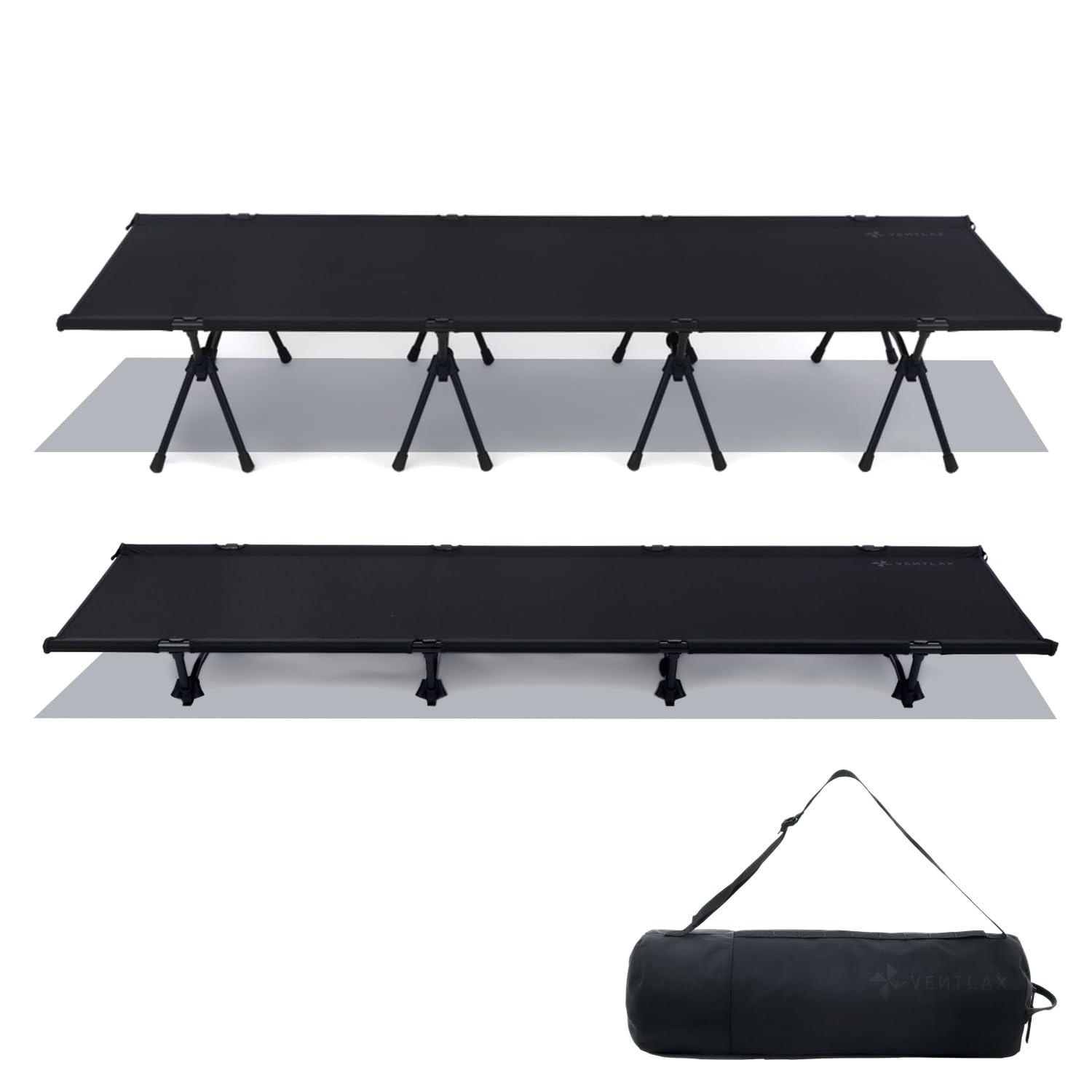 Amazon.co.jp: VENTLAX 2WAY アジャスタブル ワイドコット 600D 静音