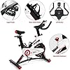 Exercise Bike Stationary, CHAOKE Indoor Cycling Bike with Heavy Flywheel, Comfortable Seat Cushion, Silent Belt Drive, LCD Monitor for Home Gym Cardio Workout Training