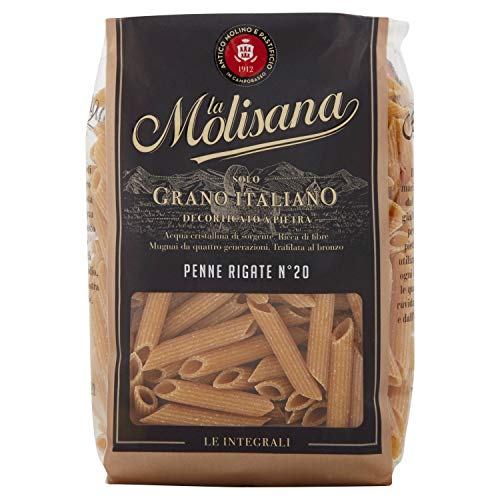Macarron Integral La Molisana Penne Rigate Nº20. Peso 500Gr.