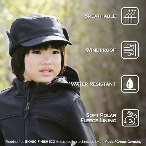 JAN & JUL Softshell Winter Cap for Toddlers and Kids3