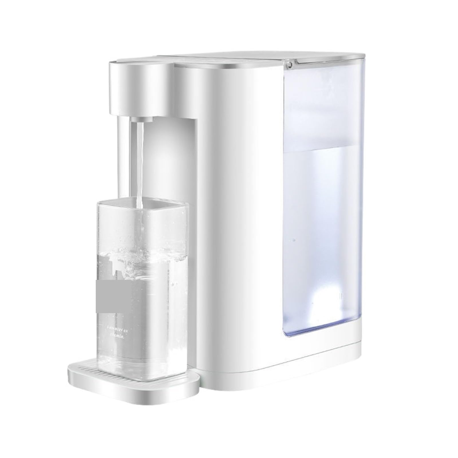 Eretyret White Electric Instant Hot Water Dispenser 3S Fast Heat Bottle 3L Smart Kettle Dispensador Quiet Operation(White)