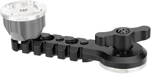 Miniatura 4 de CAMVATE Brazo de extensión Rosette con tornillo de rosca M6 para plataforma de jaula de cámara DSLR (negro) - 3099