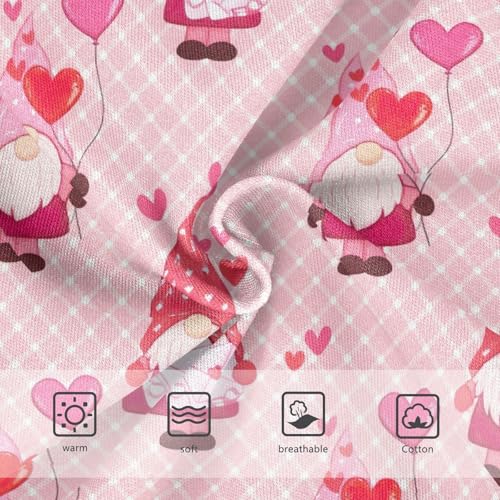 Joisal Cute Valentine Gnomes Pink Girl Panties Cute Toddler Girls Underwear Cotton Funny Underpants Briefs 2t3