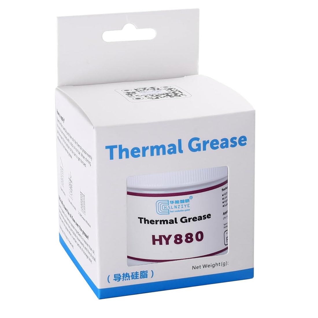 Thermal Paste,Thermal Conductivity: >6.15W/m-k CPU Thermal Grease Paste Compound Carbon Based High Performance for CPU PC GPU PS5-50 Grams (50, Grams)