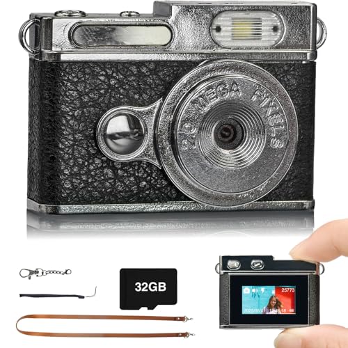 【レトロデザイン】小型CCDデジタルカメラ デジタルカメラ｜レトロデザイン・CCDカメラ・高解像度・スマホ転送