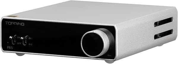 Topping PA5 Class D Power Amplifier, Fully Balanced Desk Amp for Headphone Speaker (Silver) 🥇✔️ ® A Pedido 🏆™