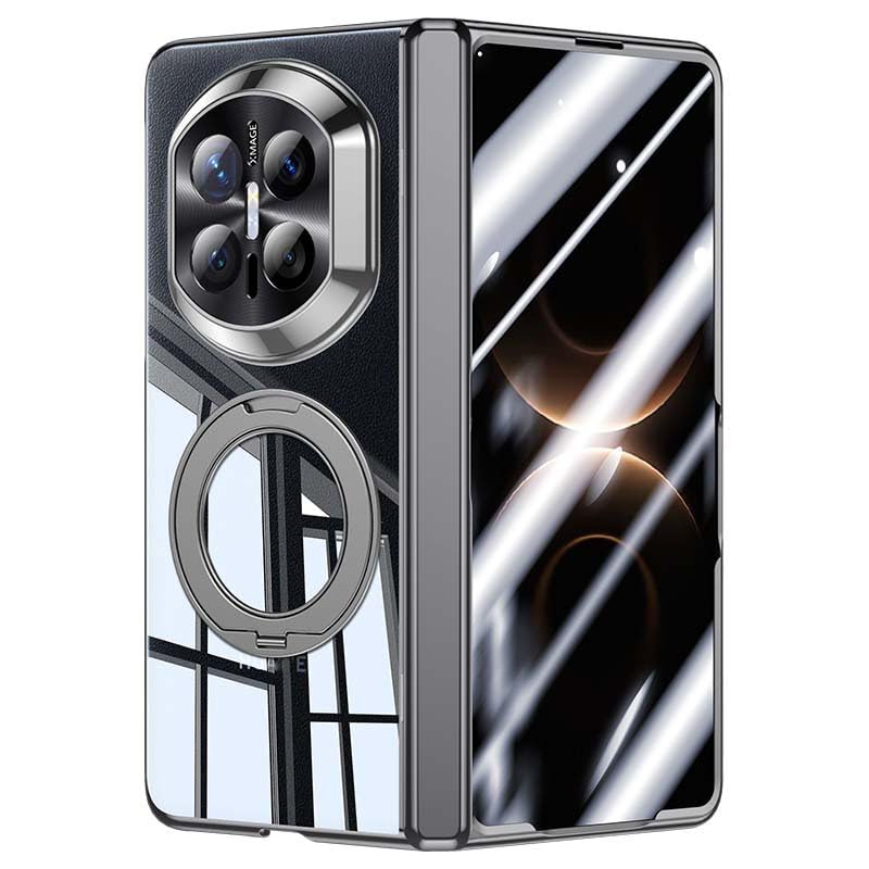 Coque Huawei Mate X7 antichoc transparente avec béquille et charnière renforcée