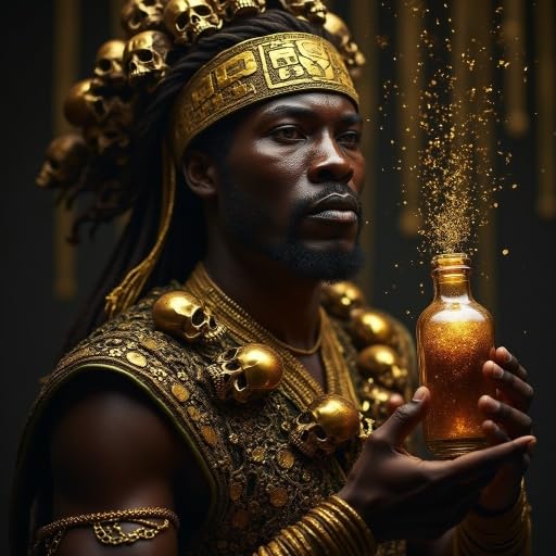 Voodoo Ritualöl *Nibo's Mzimu – Das Ahnenöl für Geisterkontakt und Weisheit* I Verbindung zur Geisterwelt I Spirituelle Führung I Spiritismus I 5 ml mit Ritualskript