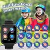 Sedzofan Smart Watch for Kids with 24 Puzzle Games HD Touch Screen Camera Music Player Pedometer Alarm Clock Calculator Flashlight 12/24 hr Kids Watches Gift for 4-12 Year Old Boys Toys for Kid