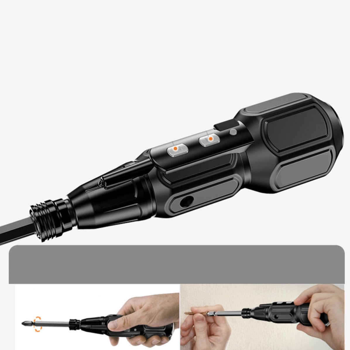 Cacciavite Elettrico con Batteria Integrata Portatile Mini Ricaricabile
