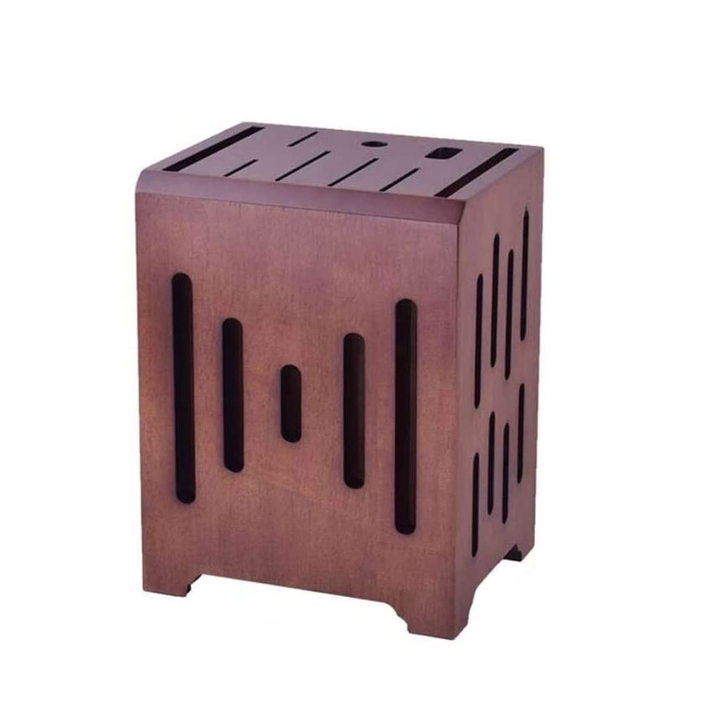 Bloc de couteaux universel en bois d'ingénierie durable pour cuisine moderne