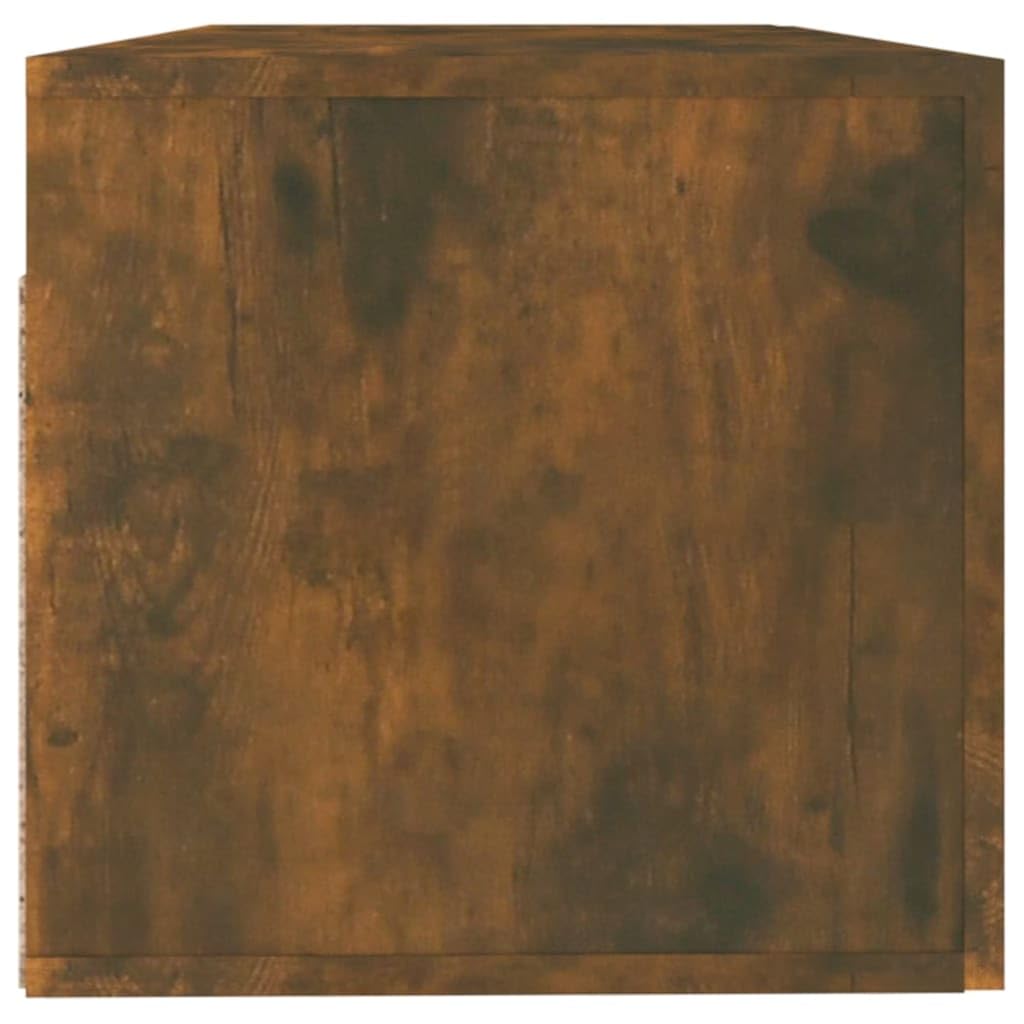 Meble do salonu, szafki, do jadalni, witryny, szafka ścienna, dąb wędzony, 100 x 36,5 x 35 cm, materiał drewnopochodny