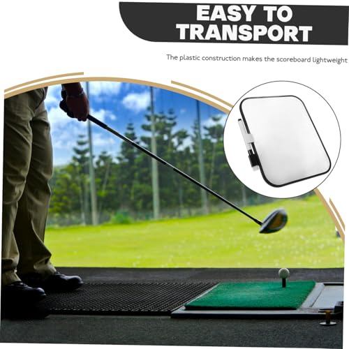 Tablero marcador reusable de golf doble faz miniatura 7