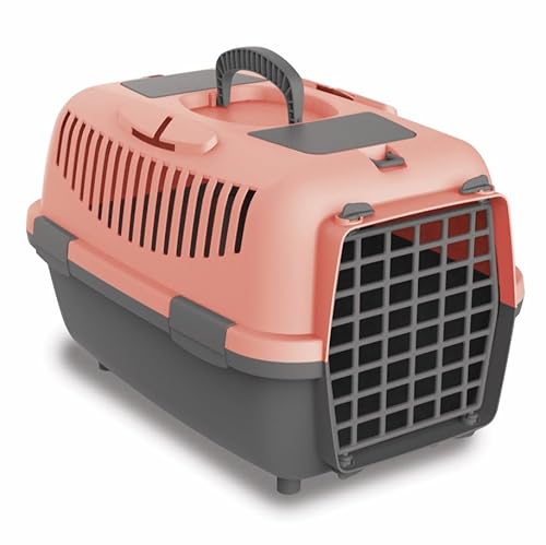 Nomade 2 Hundebox - Transportbox für kleine Hunde und Katzen - 55 x 36 x 35 cm - Kann bis zu 8 kg tragen. Robustes Polypropylen. Türen aus Kunststoff Nomade 2 Hundebox - Transportbox für kleine Hunde und Katzen - 55 x 36 x 35 cm - Kann bis zu 8 kg tragen. Robustes Polypropylen. Türen aus Kunststoff
