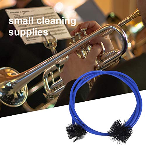3pcs / set Trumpet Manutenção Limpeza Kit Horn Trombone Tuba Válvula Bocal flexível Brushes Kit