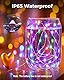 btfarm 6 Stück LED Lichterkette mit Batterie Klein, 2M 20LED Mini Lichterkette Batteriebetrieben, Wasserdicht Draht mit Knopfzelle für Weihnachten Hochzeit Party Innen Deko, Mehrfarbig
