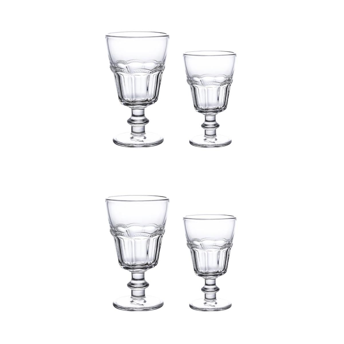 OUNONA 2 Sätze Glasbecher Eisbecher Tragbar Groß Flöte Unzerbrechlich Hoch Bruchsicher Isoliert Rot Party Stiel Dessertbecher Getränkebecher Snack Servierbecher 2 Stück * 2