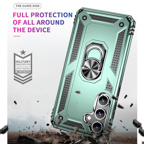 Coque Samsung S24 robuste pour les activités extérieures en vert - 3