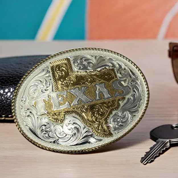 Montana Silversmiths Western Lifestyle Texas/Longhorn Made in the USA Belt Buckle - Image 5