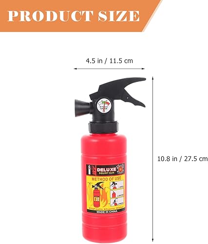 Miniatura 2 de Toyvian Extintor de incendios, juguete de chorro de agua, disfraz de bombero, juguetes para niños, bombero, juego de juegos de simulación, para