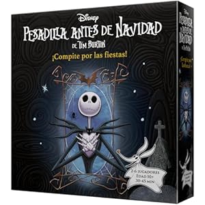 Mixlore | Pesadilla antes de Navidad | Juego de Mesa para Adultos y Jóvenes | ¡Compite por las Fiestas! | A Partir de 12 Años | De 2 a 6 Jugadores | 30-90 Minutos por Partida | Español