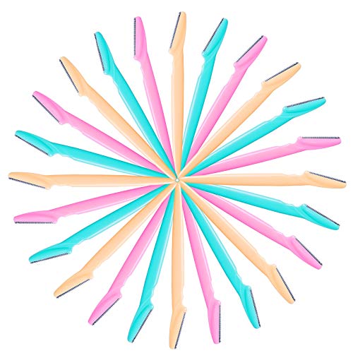 42 Pcs Eyebrow Razors - Dermaplane Razor for Women Face for Trimming and Shaping, Multipurpose Exfoliating Face Razor and Eyebrow Shaper