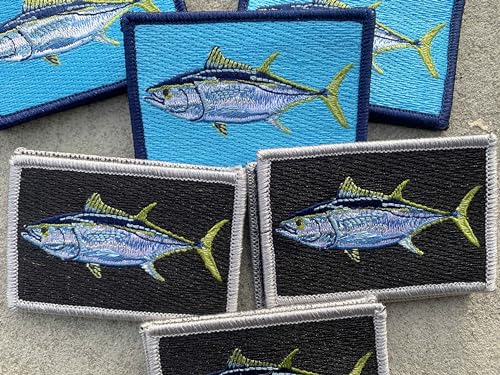 Gadsden and Culpeper 2"" x 3"" Bluefin Tuna Sportfish Tactical Patch - Blue