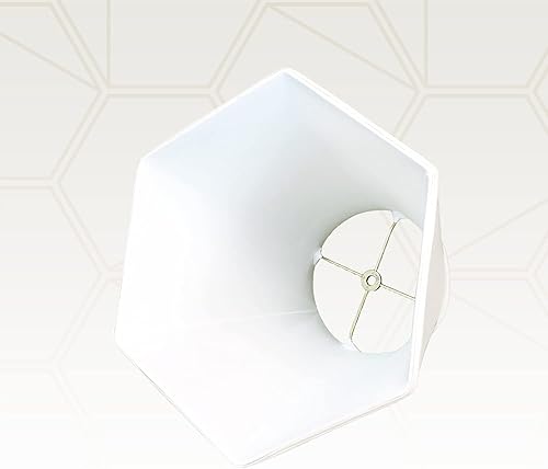 Miniatura 4 de Royal Designs - Pantalla hexagonal básica, blanca, 9 x 18 x 13 pulgadas (BS-733-18WH)