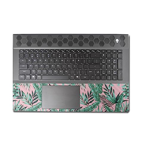 Image of MightySkins Carbon Fiber Skin Compatible with Alienware M18 R1 (2023) Full Wrap Kit - Two Tone Tropical | Protective, Durable Textured Carbon Fiber Finish | Easy to Apply | Made in The USA