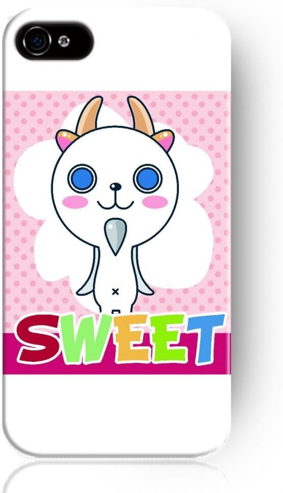 SPRAWL Unique Creative Design Cute Animal Sweet Goat Snap on Protective iPhone 5 Case Cartoon Character