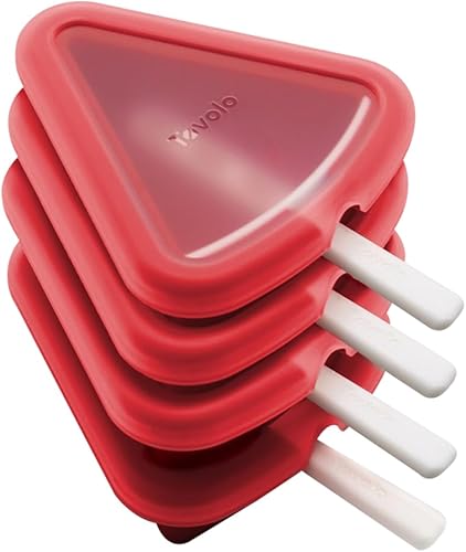 Miniatura 3 de Tovolo Juego de cuatro moldes apilables de sandía para hacer golosinas congeladas sin desorden