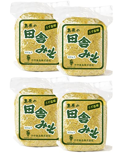子守食品 島原の田舎みそ うす塩味 800g&times;5袋