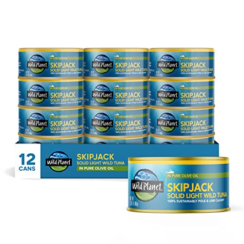 Wild Planet Skipjack Solid Light Wild Tuna In Pure Olive Oil