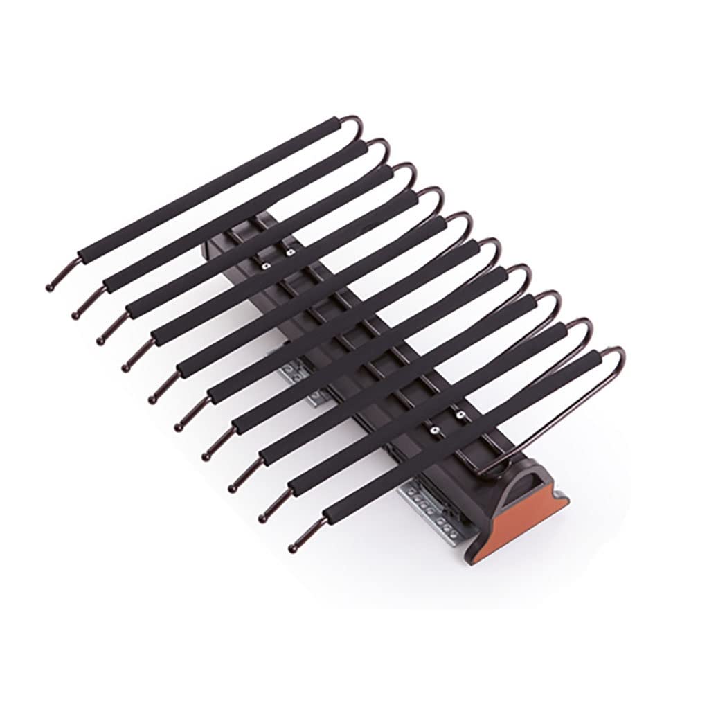 Rack de pantalons coulissant en acier - Support haut de gamme pour dressing épuré