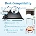Max Smart Clamp On Keyboard Tray Under Desk, Keyboard Drawers, Keyboard Platforms, 20inch, Easy Assembly, Slide-Out Platform Computer Drawer for Typing