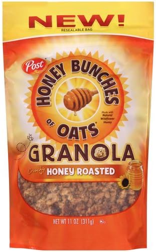 Honey Bunches of Oats Granola Crunchy Honey Roasted 11 oz. (2 pack)