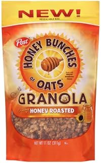 Honey Bunches of Oats Granola Crunchy Honey Roasted 11 oz. (2 pack)