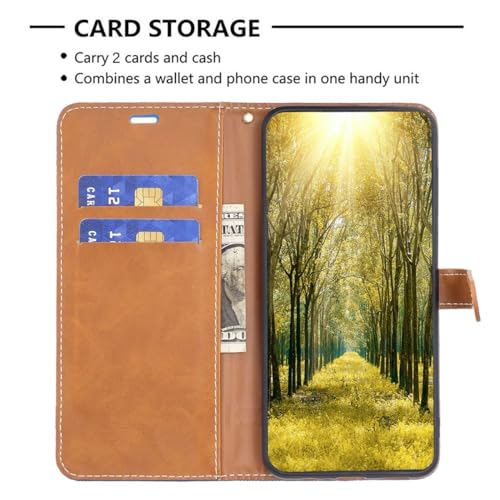 Étui pour iPhone 15 Pro König Design à rabat finition chic bleu roi