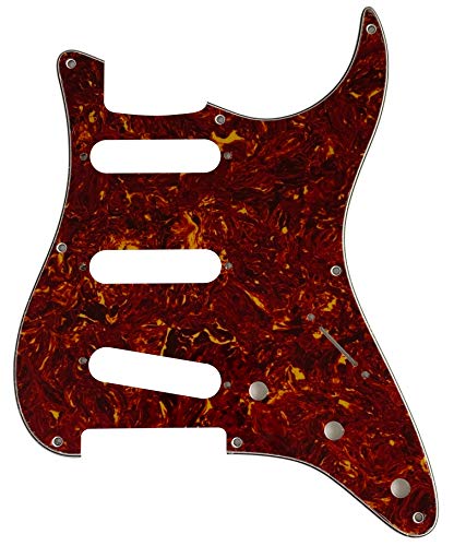 For US Fender 57' 8 Sctew Stratocaster Strat Style Guitar Pickguard Scratch Plate (4 Ply Red Tortoise)