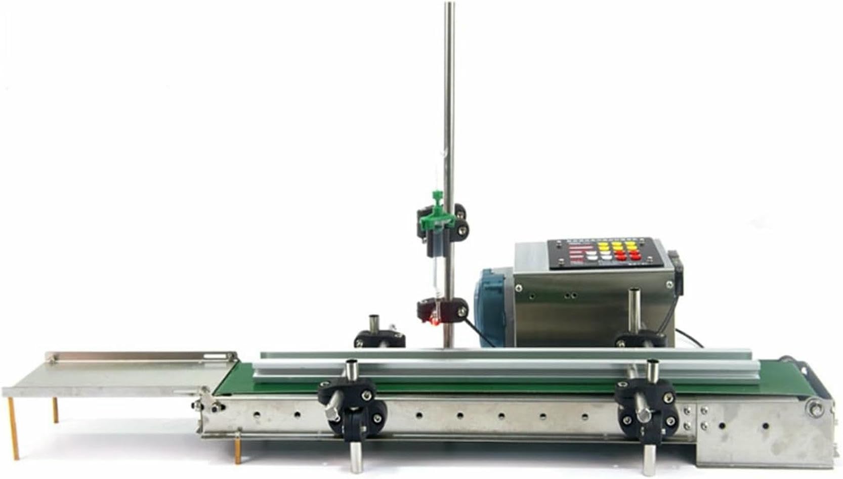 Máquina de llenado de líquidos Cinta transportadora completamente automática, bomba peristáltica de líquido de un solo cabezal, máquina de llenado por inducción dispensadora de alta precisión Diseño r