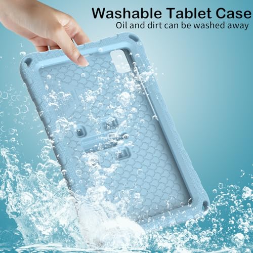 Coque Samsung Galaxy Tab A 8 2019 SM-T295 en mousse EVA bleu clair