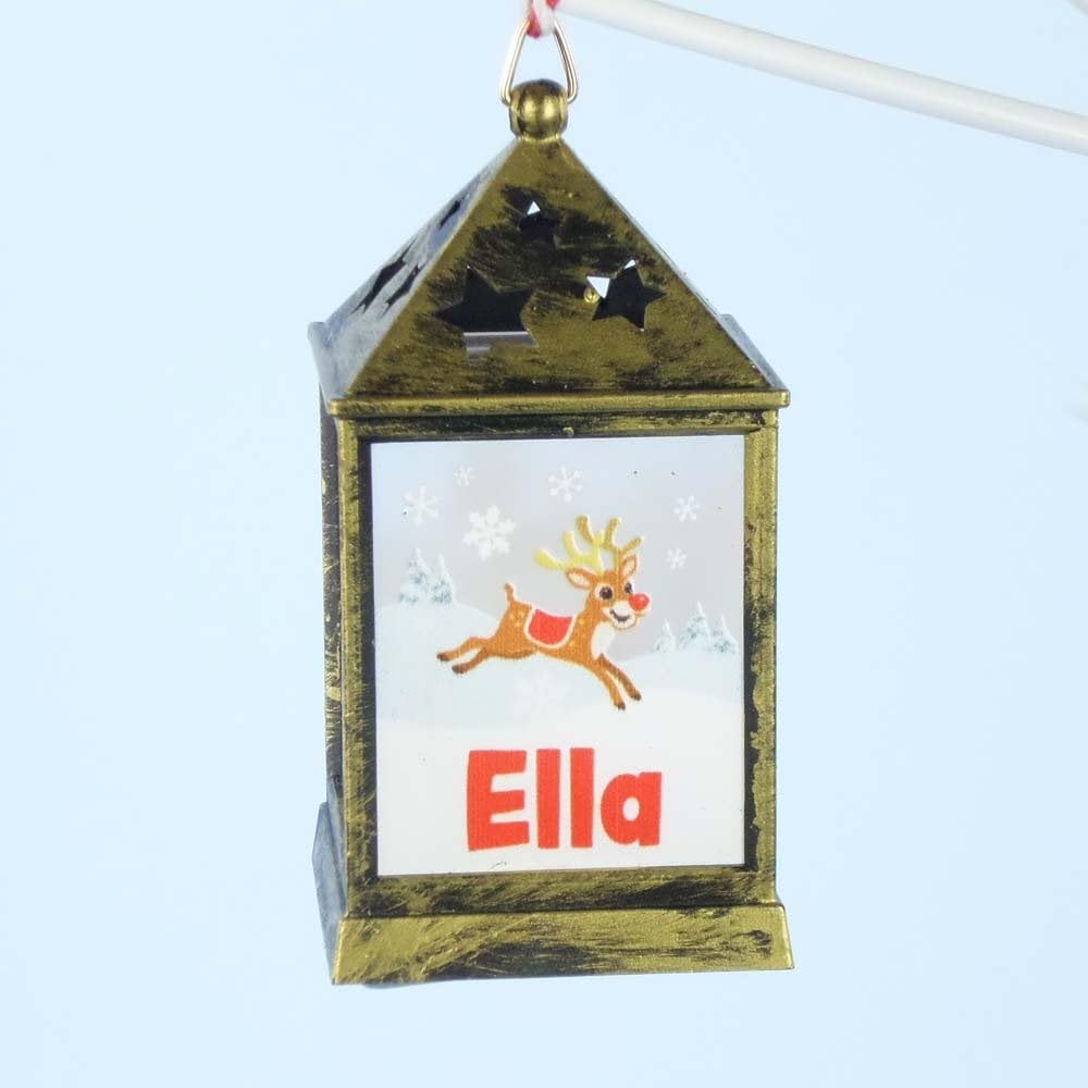 Mulberry Studios Starlight Lantern Christmas Tree Hanger Names A-G Ella