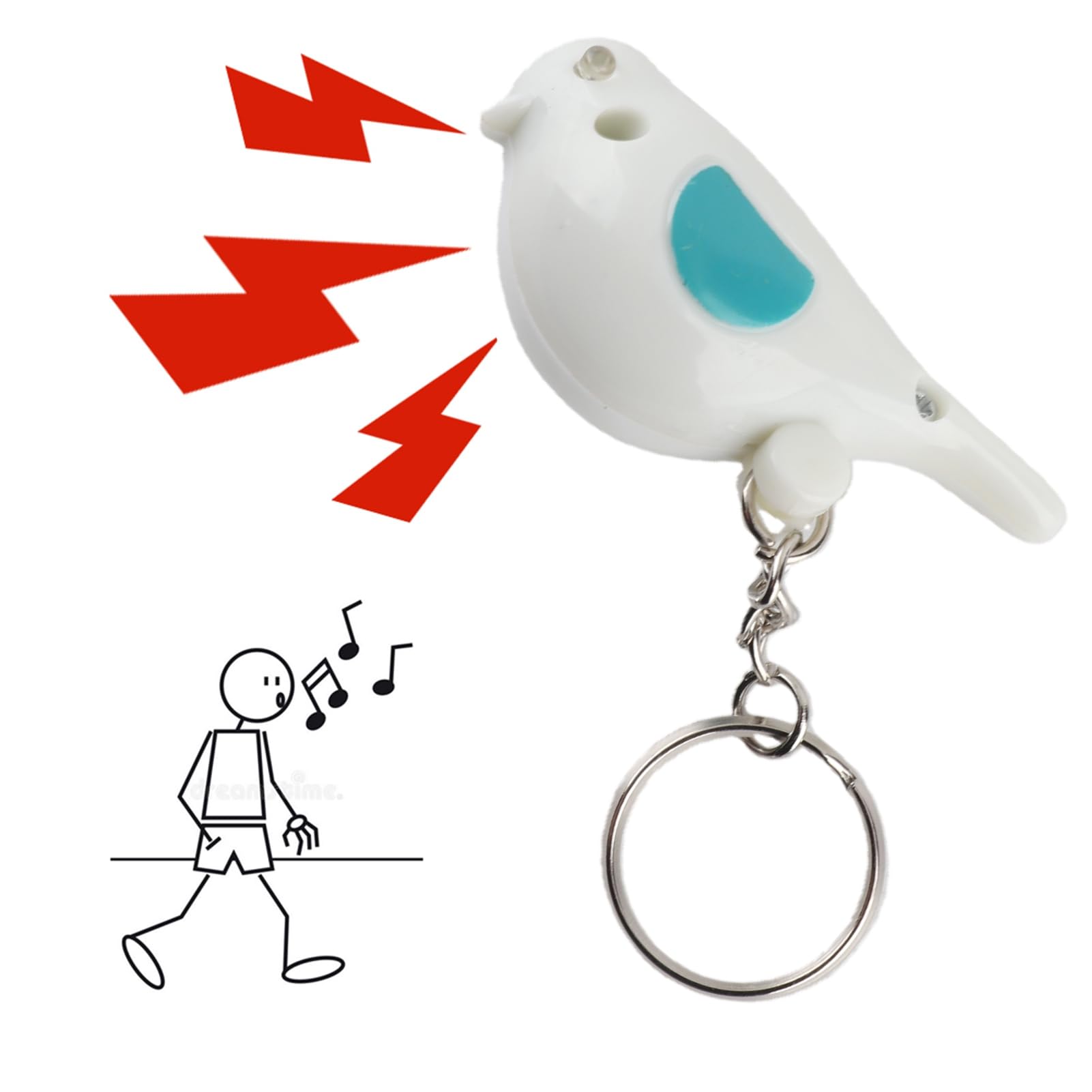Amazon.com: Whistle Key Finder Voice Control Bird Shape Keychain