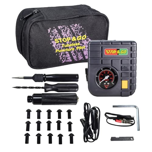 Buy Stop & Go 6000 24 Piece Tubeless Puncture Pilot Tire Repair Kit