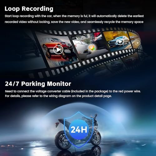 Motorcycle Dual Dash Cam