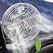 XGGYA Heavy Duty 12V 8.75-Inch Car Fan,2-Speeds,All-Metal for RVs, Cars, Trucks, etc.Cigarette Lighter Cooling Fan,Helps to Circulate the Air in Your Car.(Cord Length 6FT)