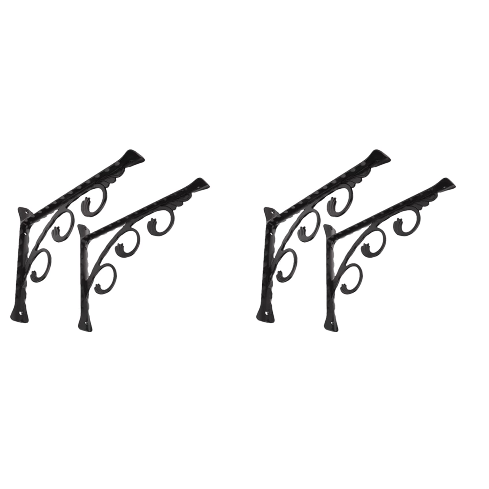 Hndhbfgrt 4Pcs Wall Mounted L Shaped Angle Bracket Multifuntional Brace Shelf Brackets Decorative Shelf Brackets Wall Brackets S
