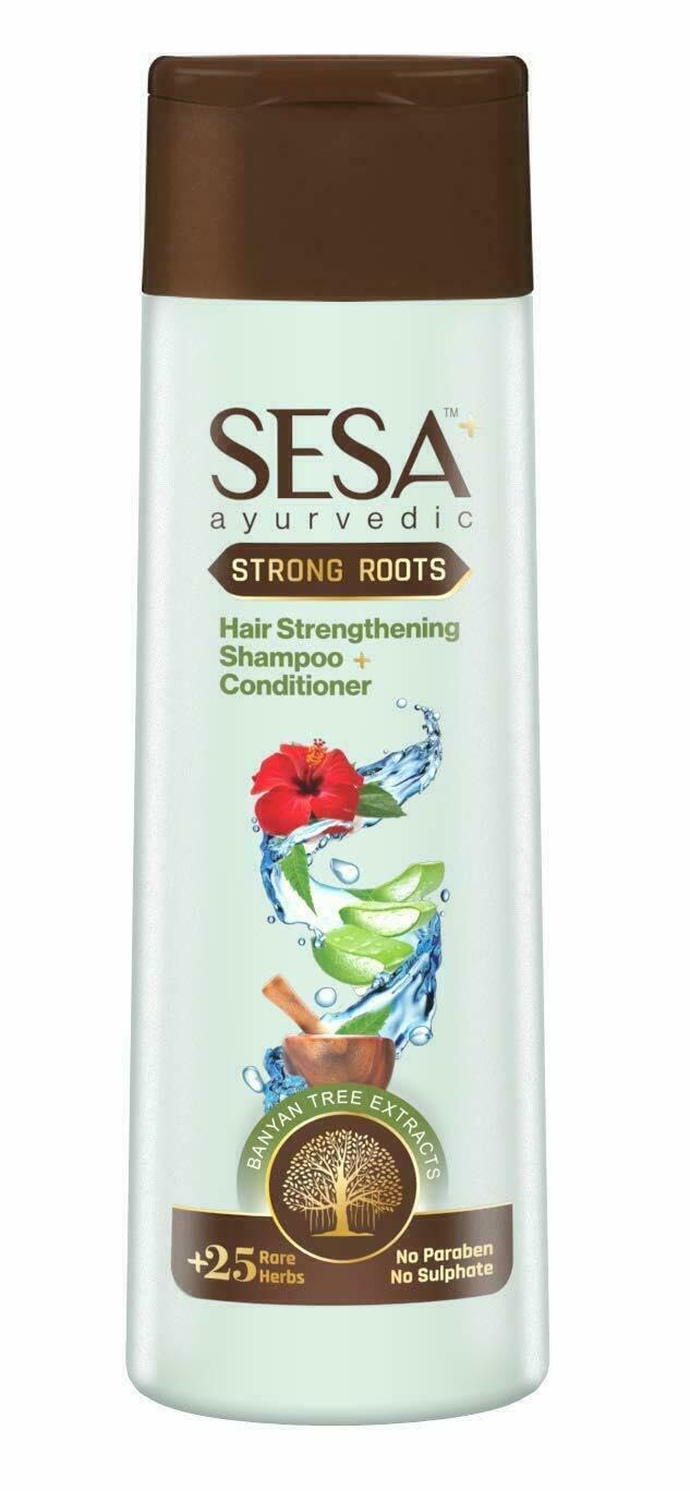 sesaAyurvedic Strong Roots Hair Strengthening Shampoo + Conditioner 100 ml