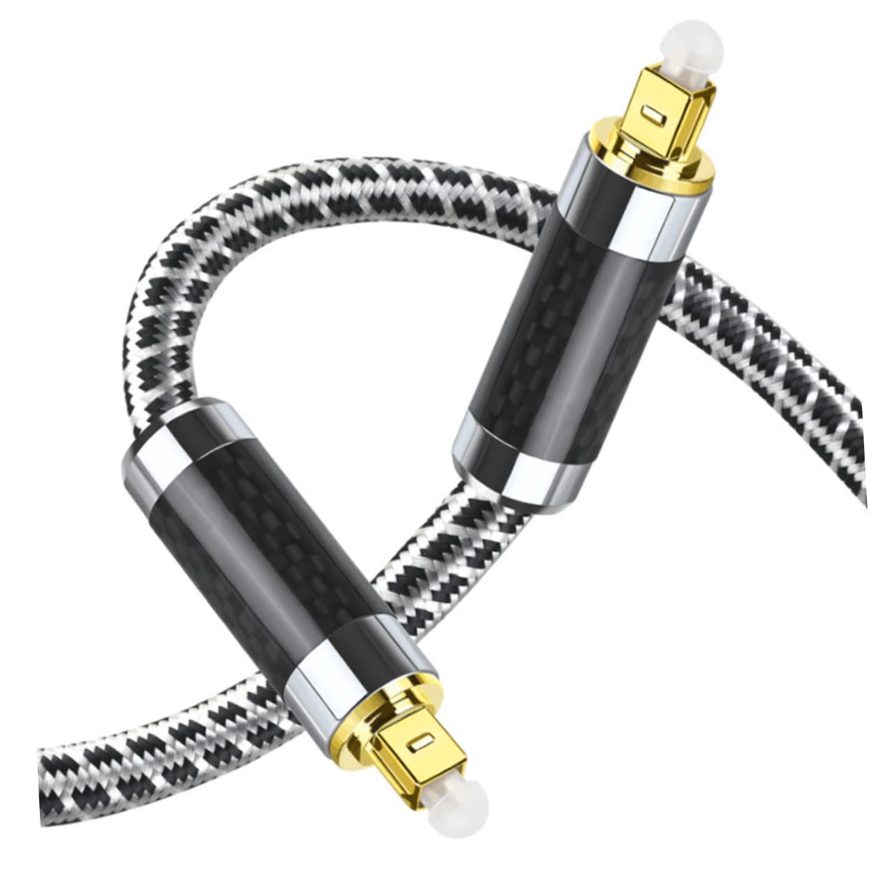 Artibetter Cavo Audio Ottico Digitale Nero 5 Metri in Fibra Ottica